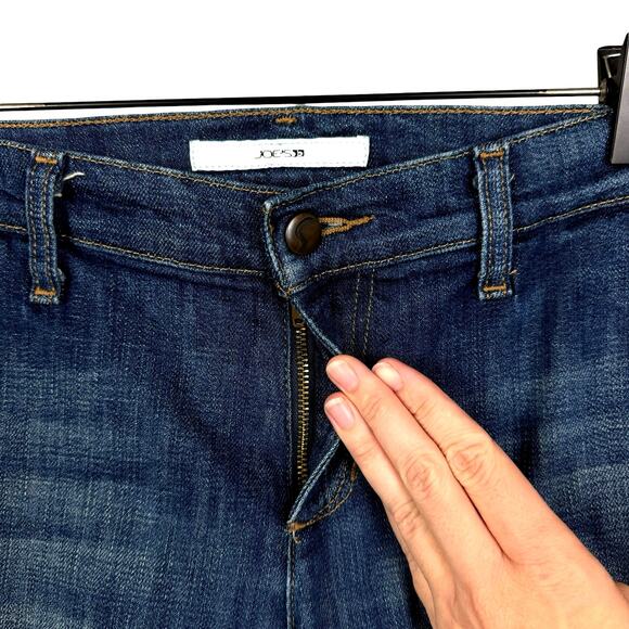Joe’s Jeans Y2K Dark Harvey Wash Mid Rise Bermuda Denim Jean Shorts - Picture 6 of 8